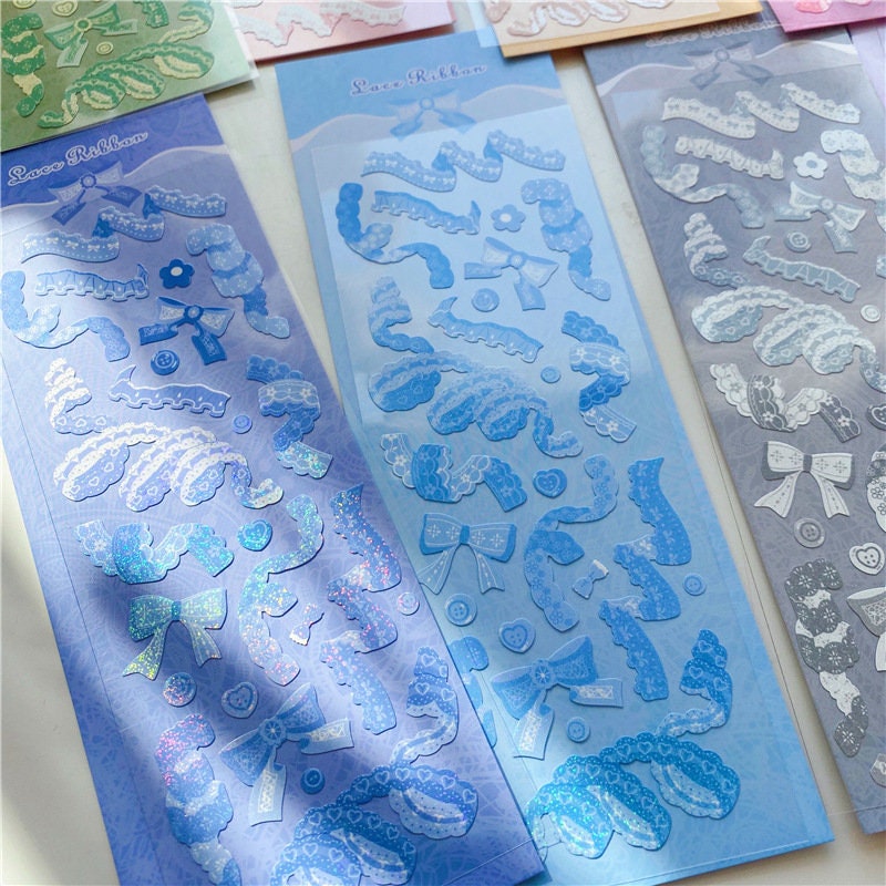 Confetti Ribbon Sticker Sheet