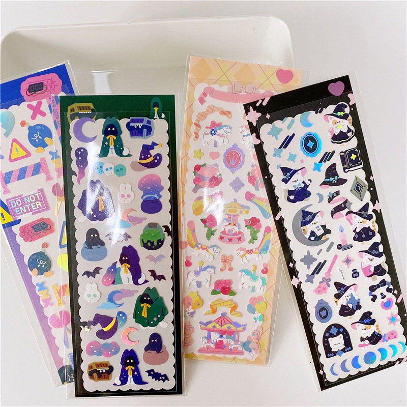 Ghost & Witch Sticker