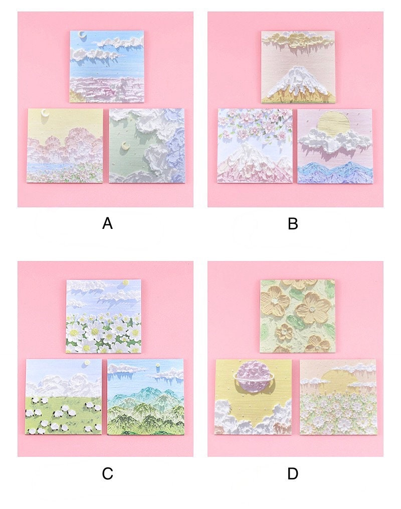 Scenery Sticky Memo Pad