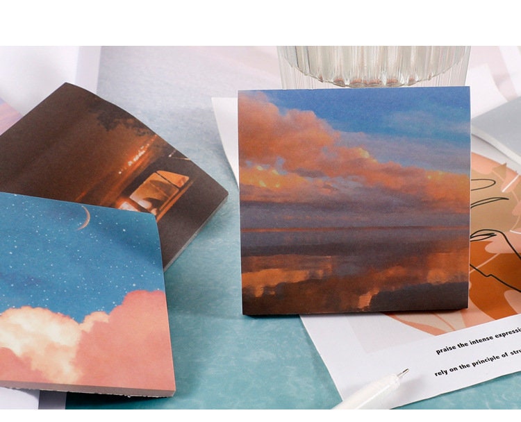 Nature Scene Sticky Memo Pad