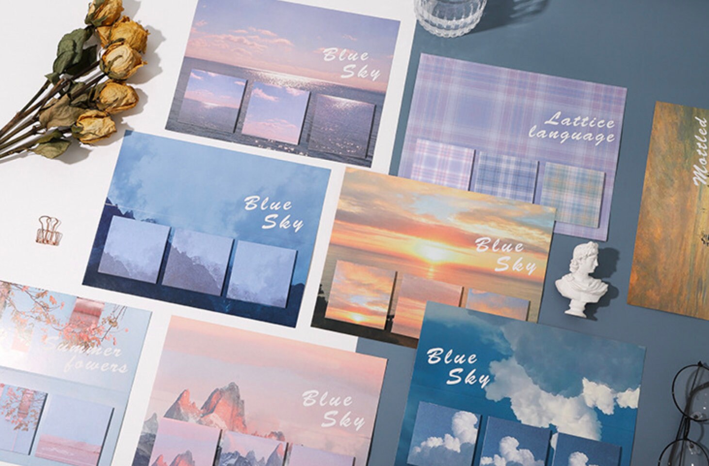 Nature scenery sticky Notepad