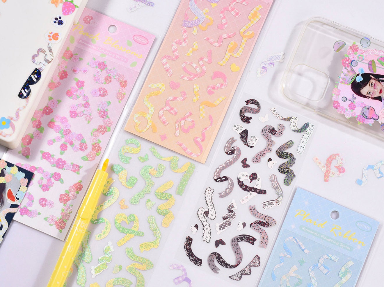Ribbon Deco Sticker