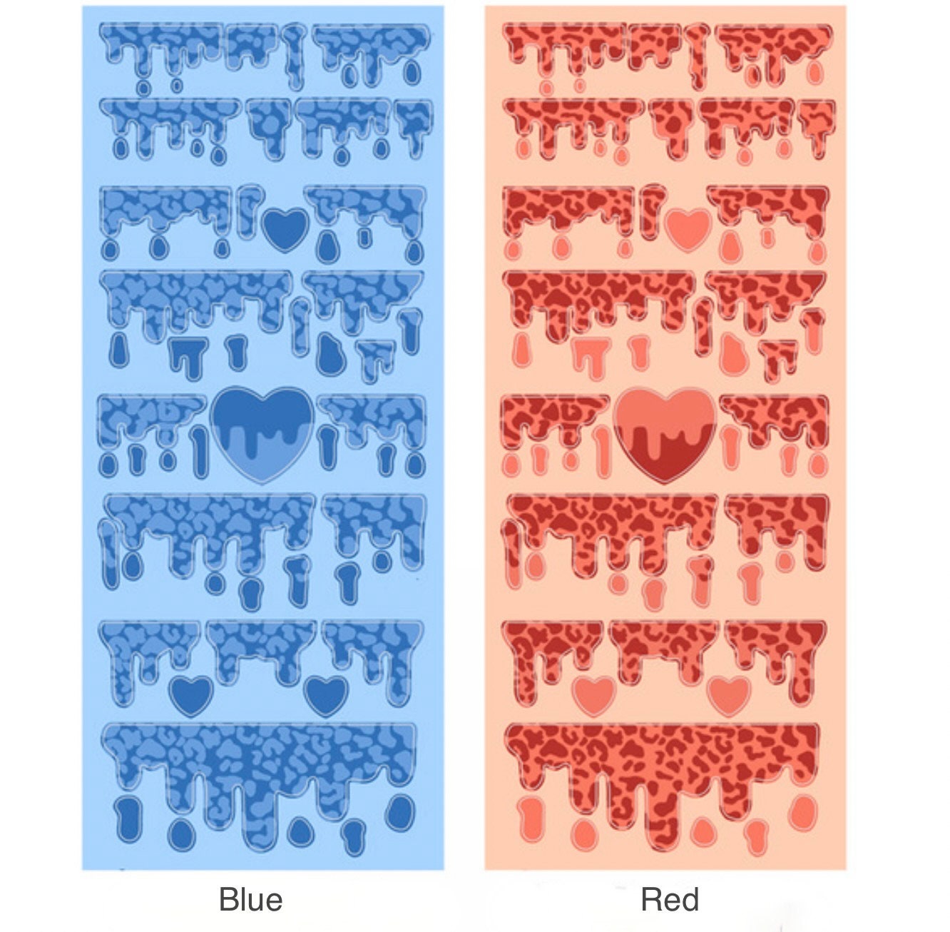 Leopard Heart Sticker