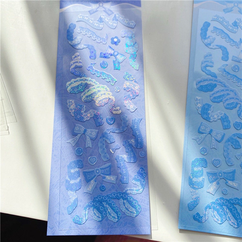 Confetti Ribbon Sticker Sheet