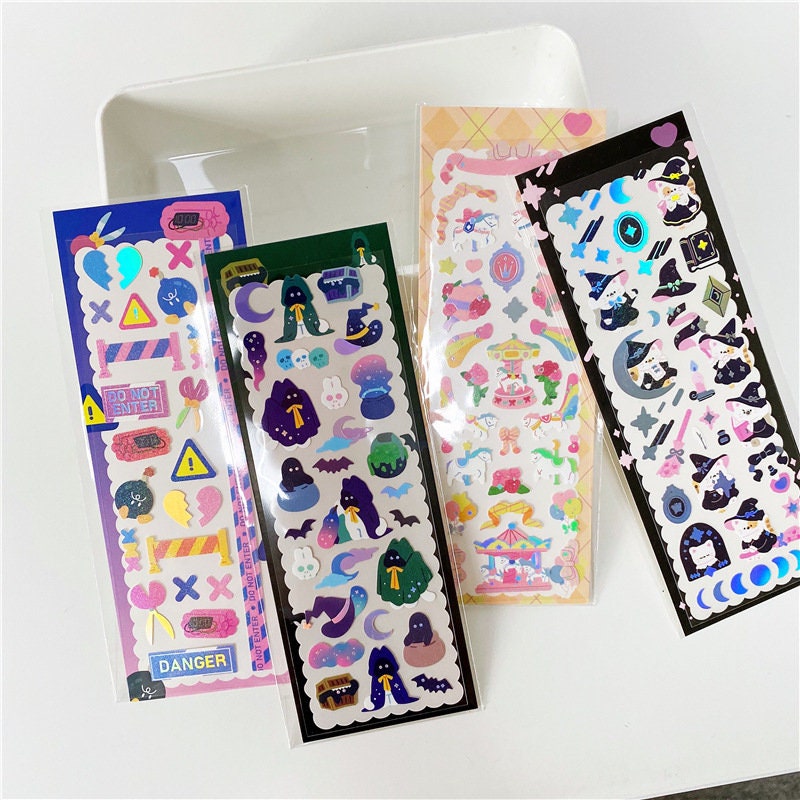 Ghost & Witch Sticker