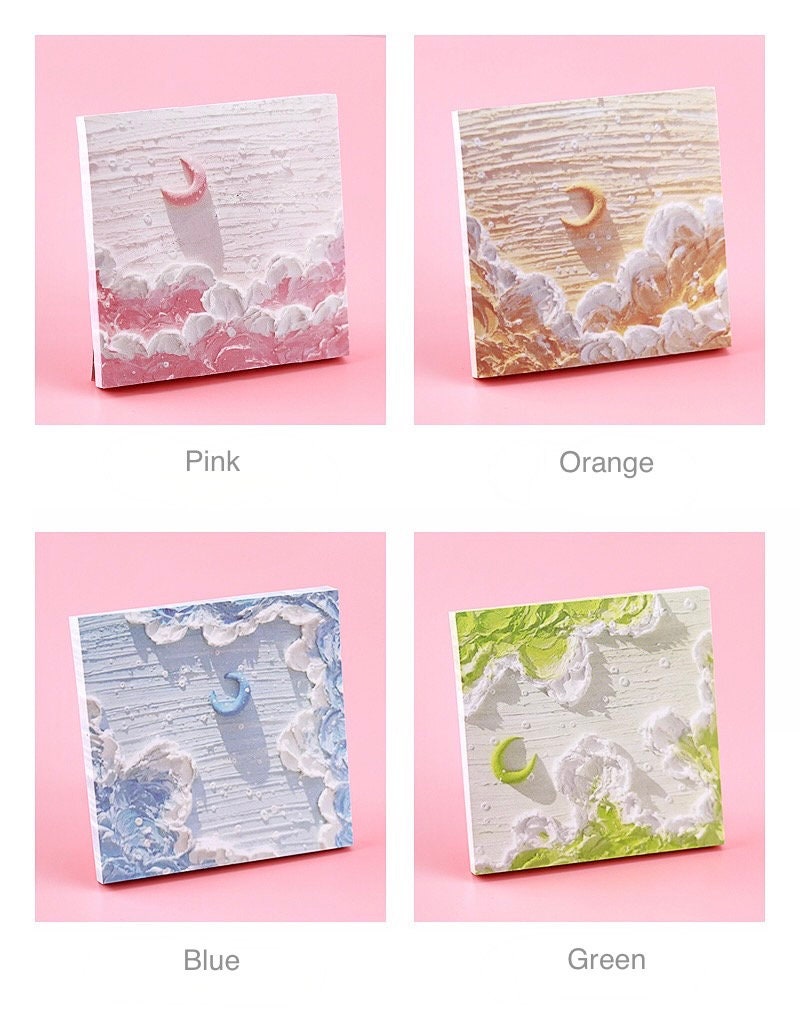 Moon and Cloud Memo Pad
