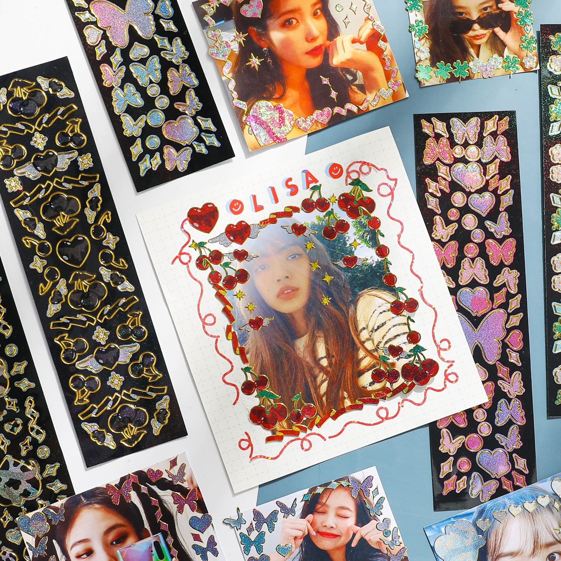 Butterfly & Heart Stickers