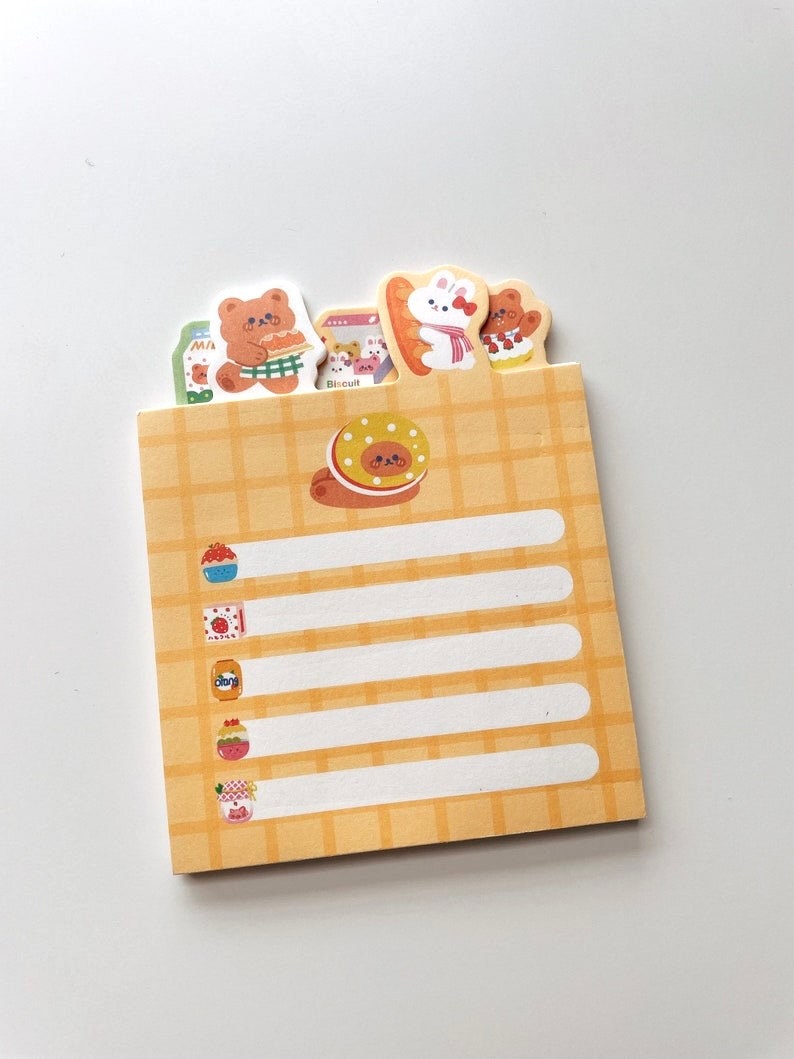 Kawaii Bear Notepad