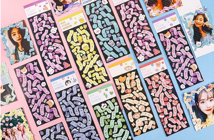 Colorful Ribbon Stickers