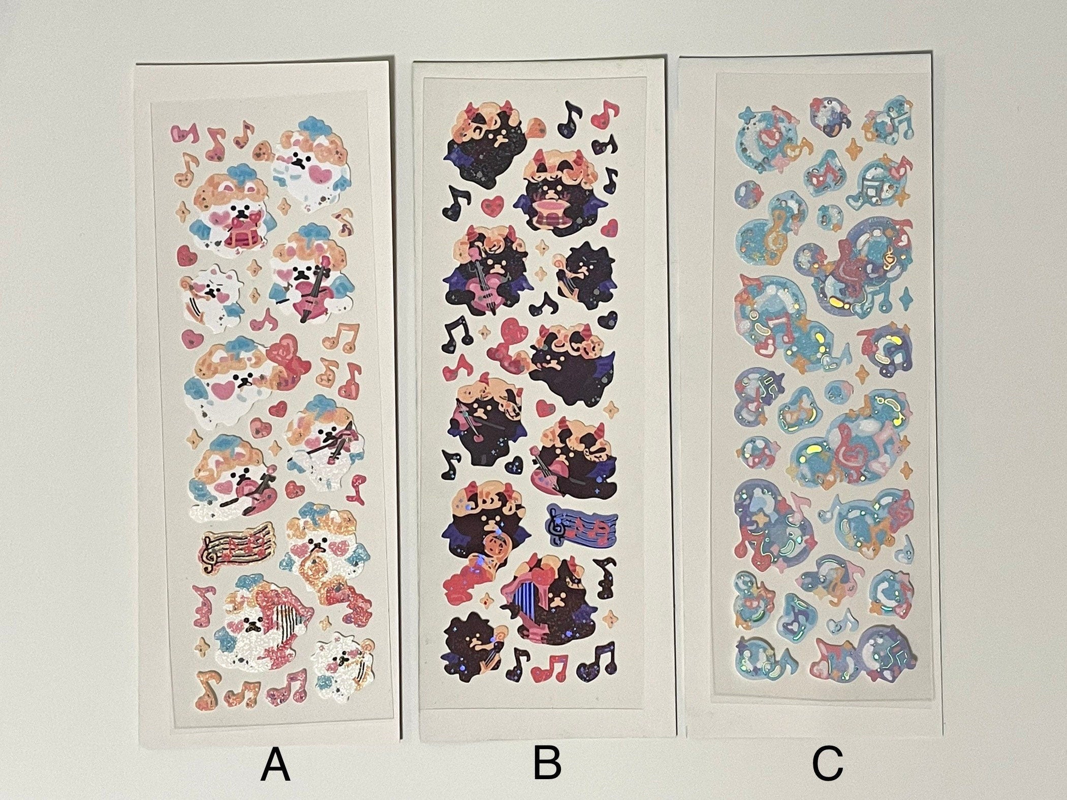 Music Angel Stickers