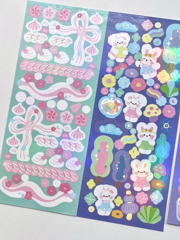 Bunny Bear Sticker Sheet