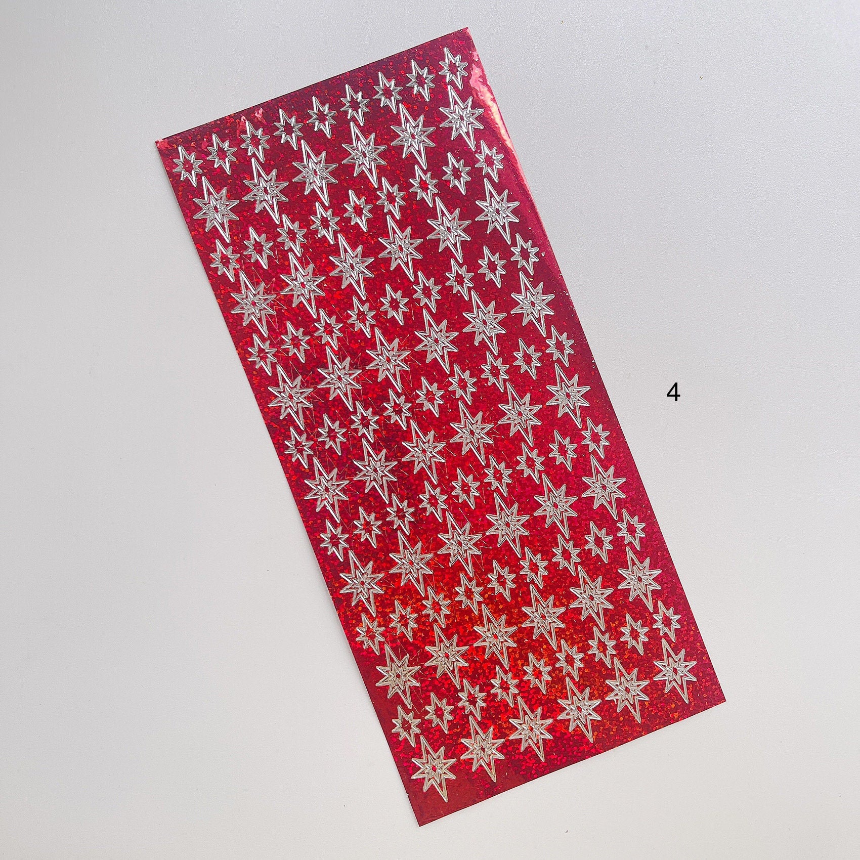 Metalic Star Sticker