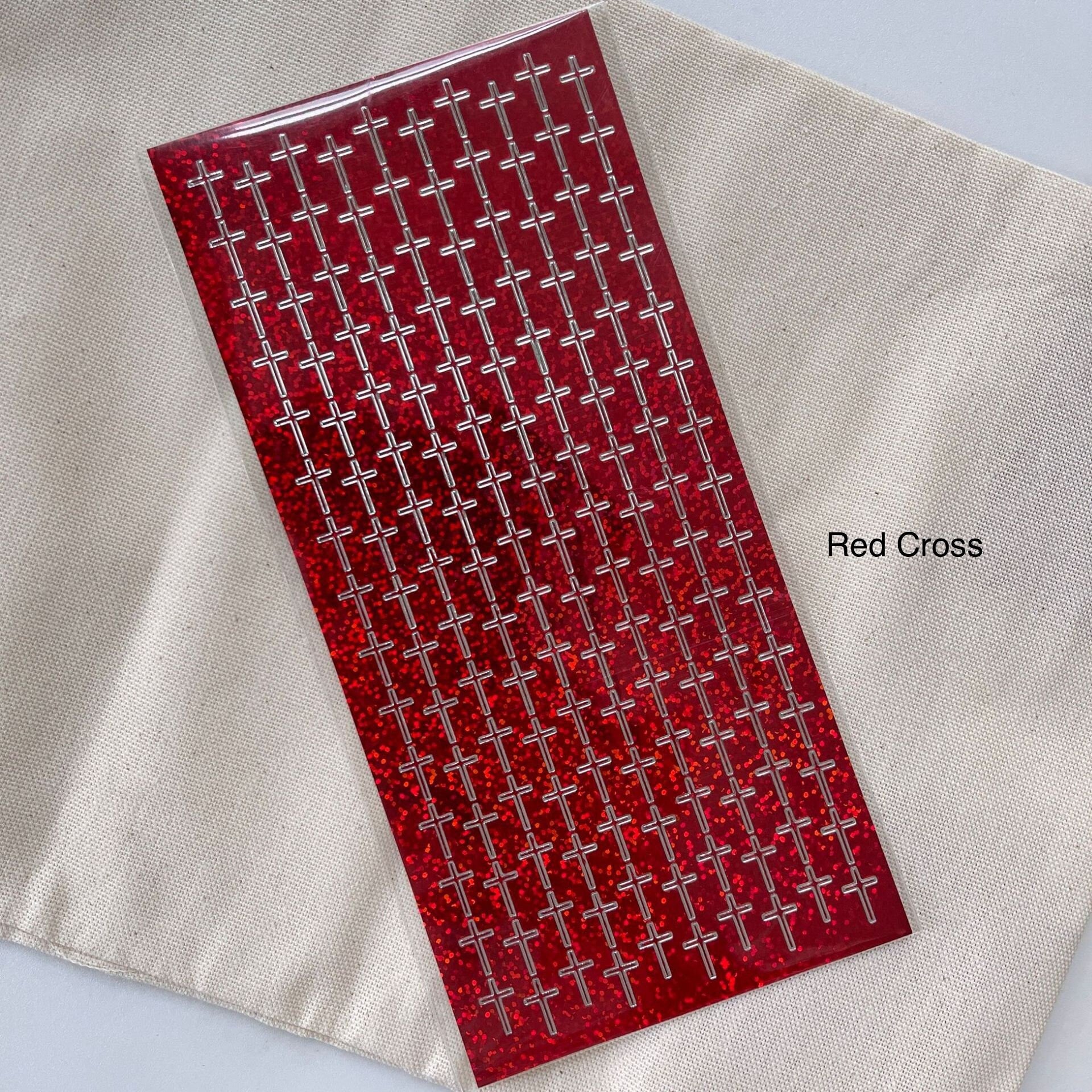 Metalic toploader deco sticker sheet, holographic card making sticker, moon and star sticker, chain stickers