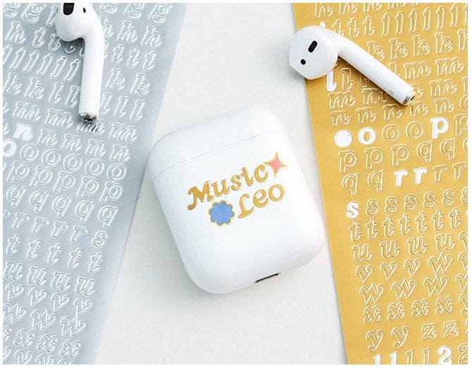 Alphabet Letter & Number Sticker Sheet