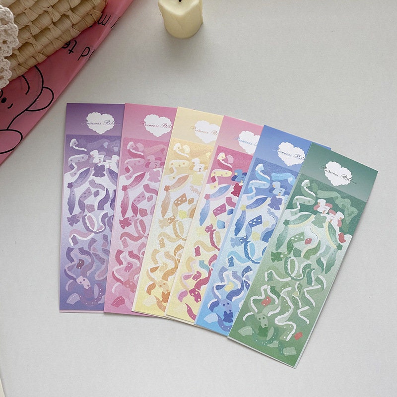 Lace Ribbon Sticker Sheet