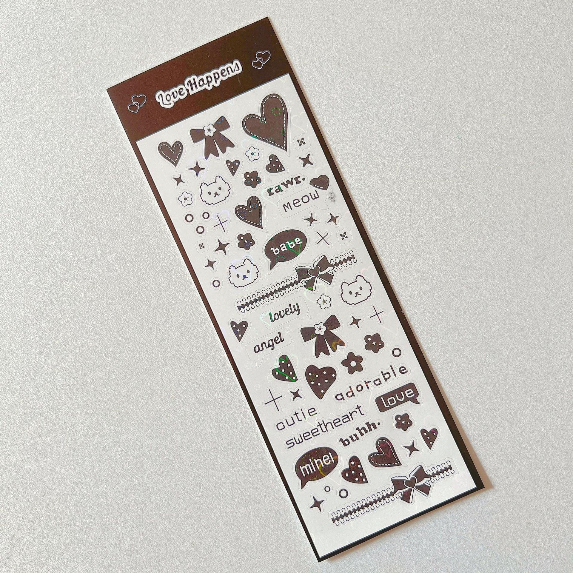 Ribbon Heart Sticker