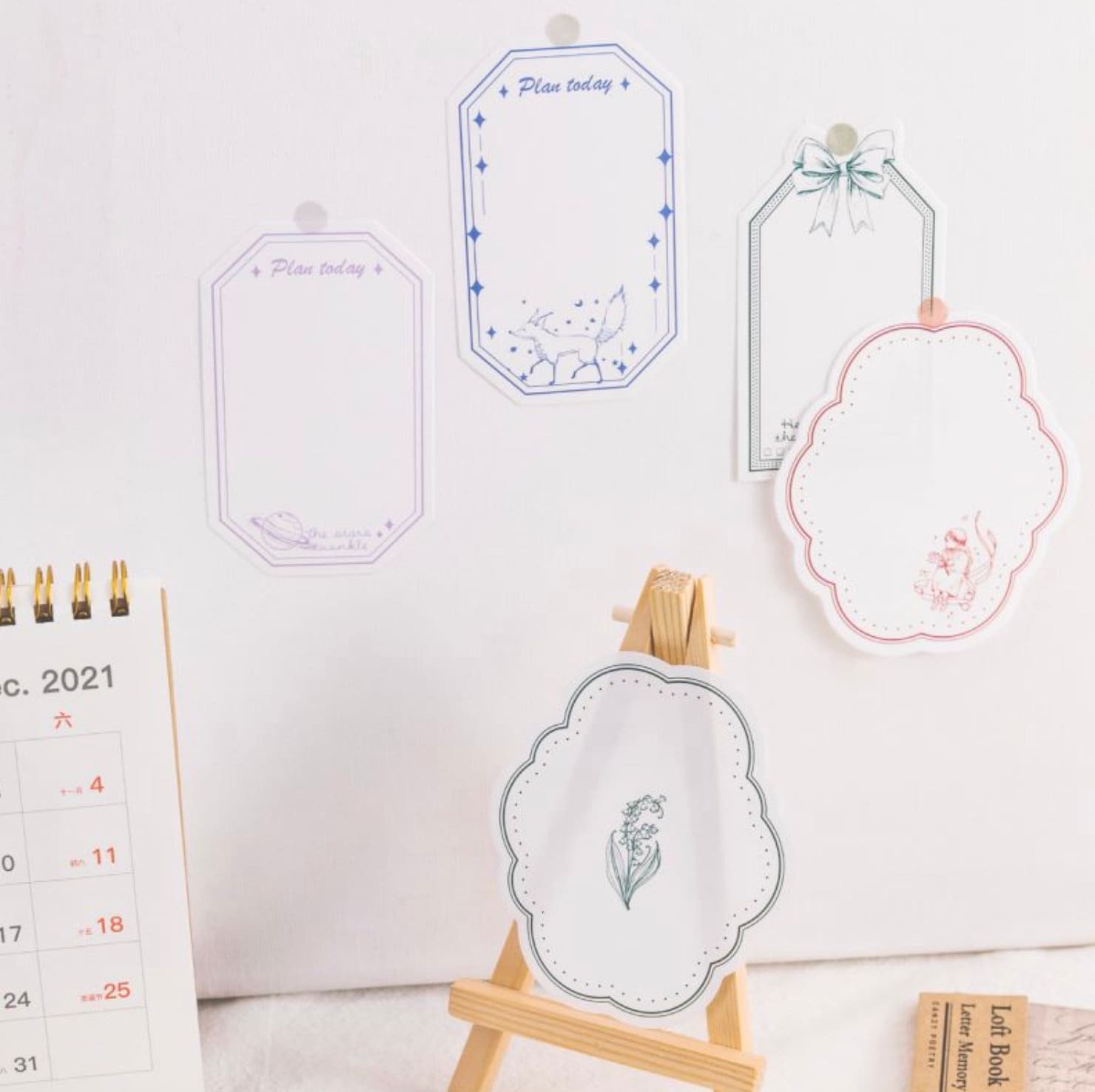 Set of 4 Packs Vintage Lace Frame Scrapbooking Paper