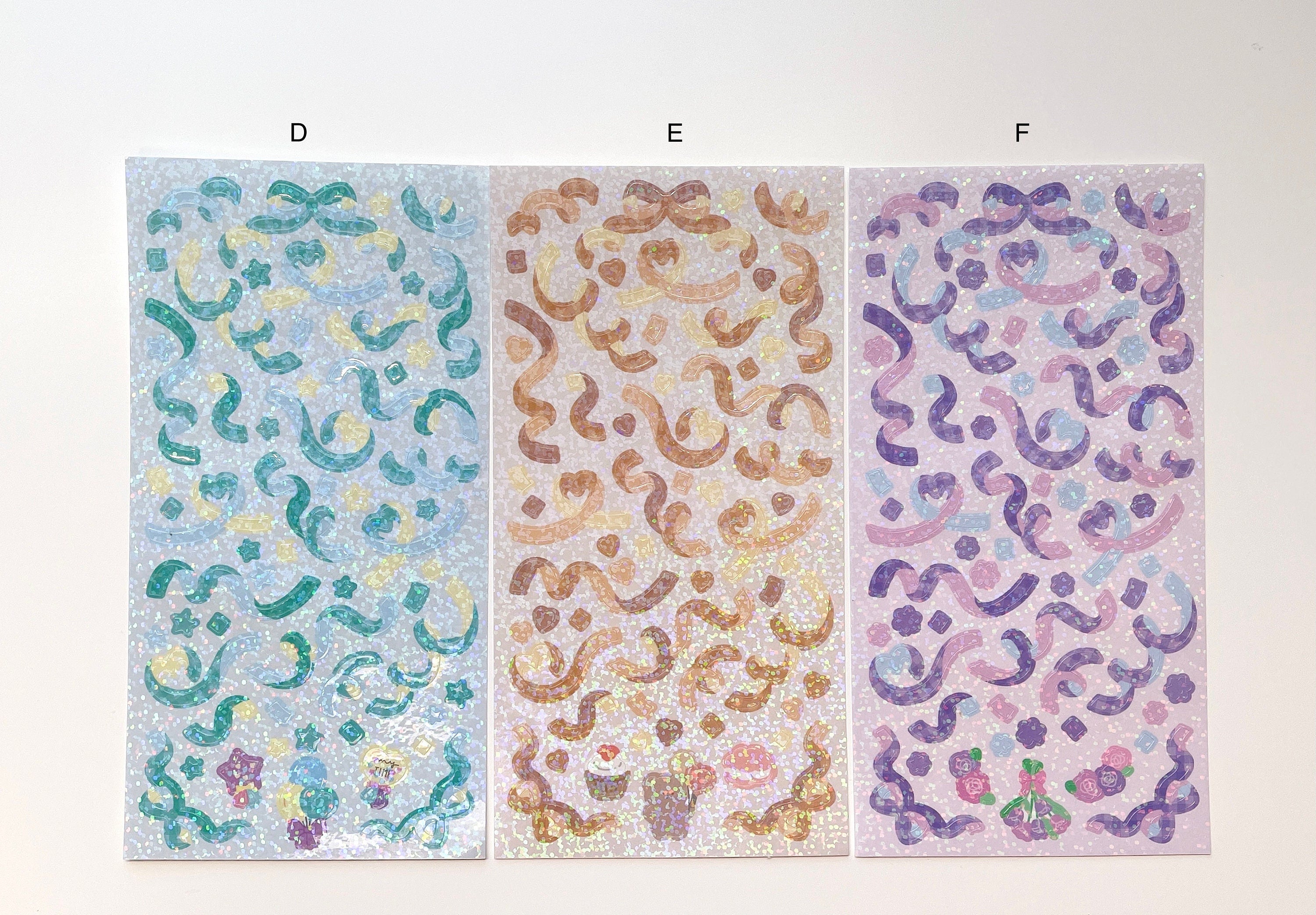 Ribbon Sticker Sheet