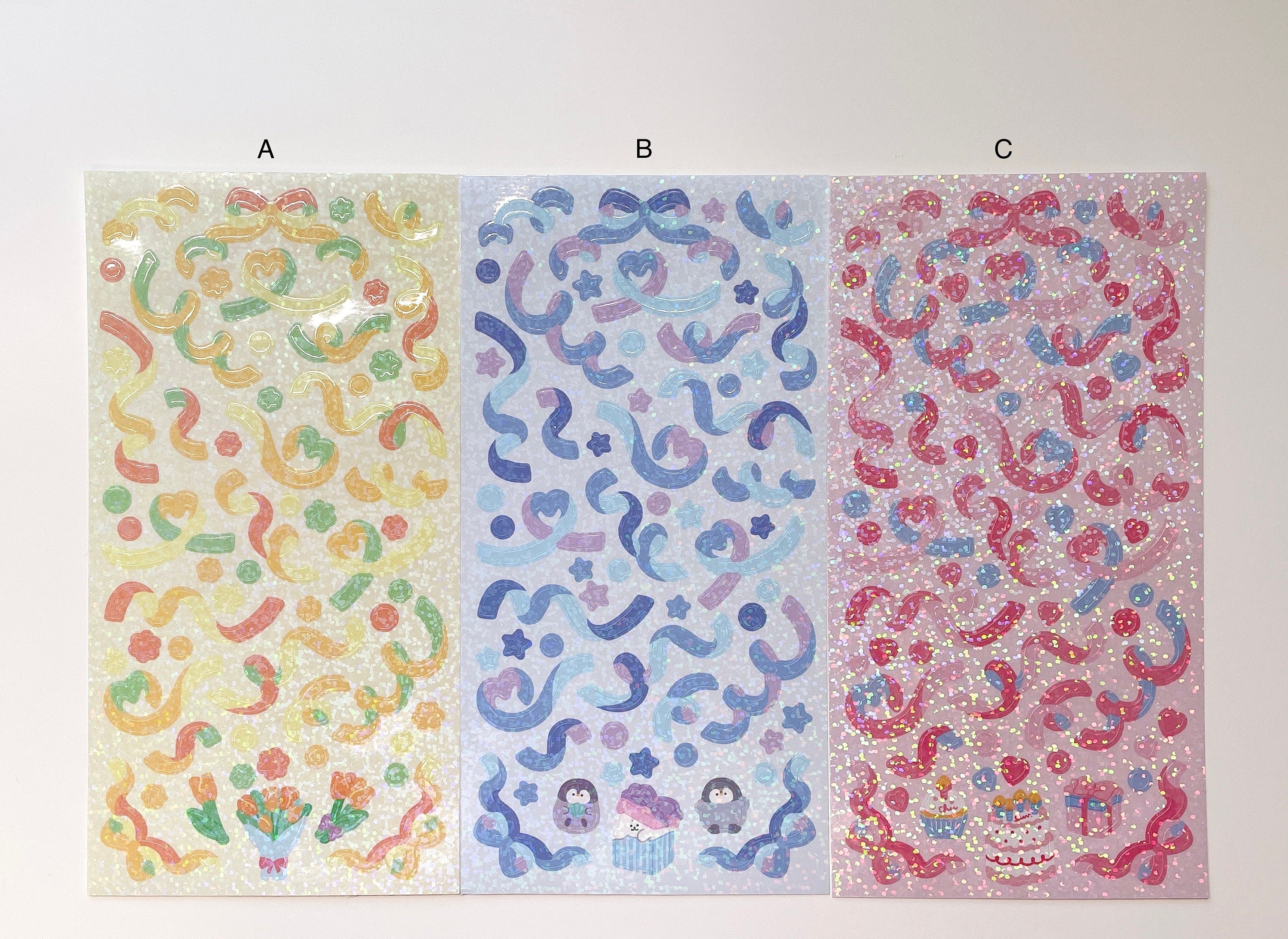 Ribbon Sticker Sheet