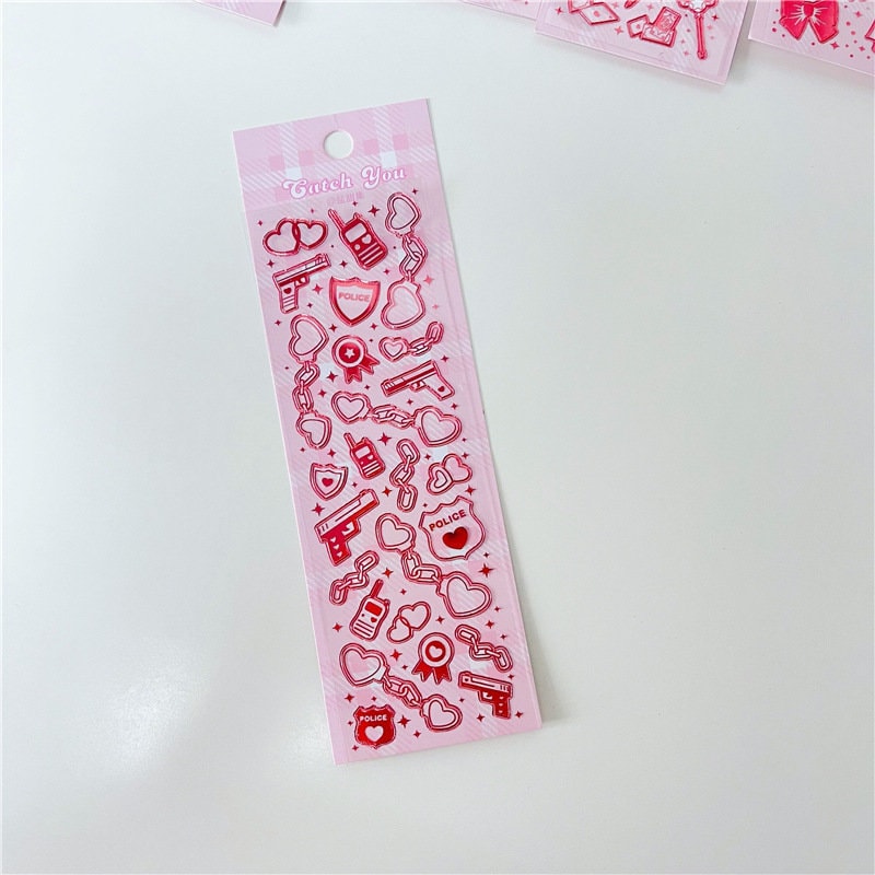 Pink Foil Sakura Sticker