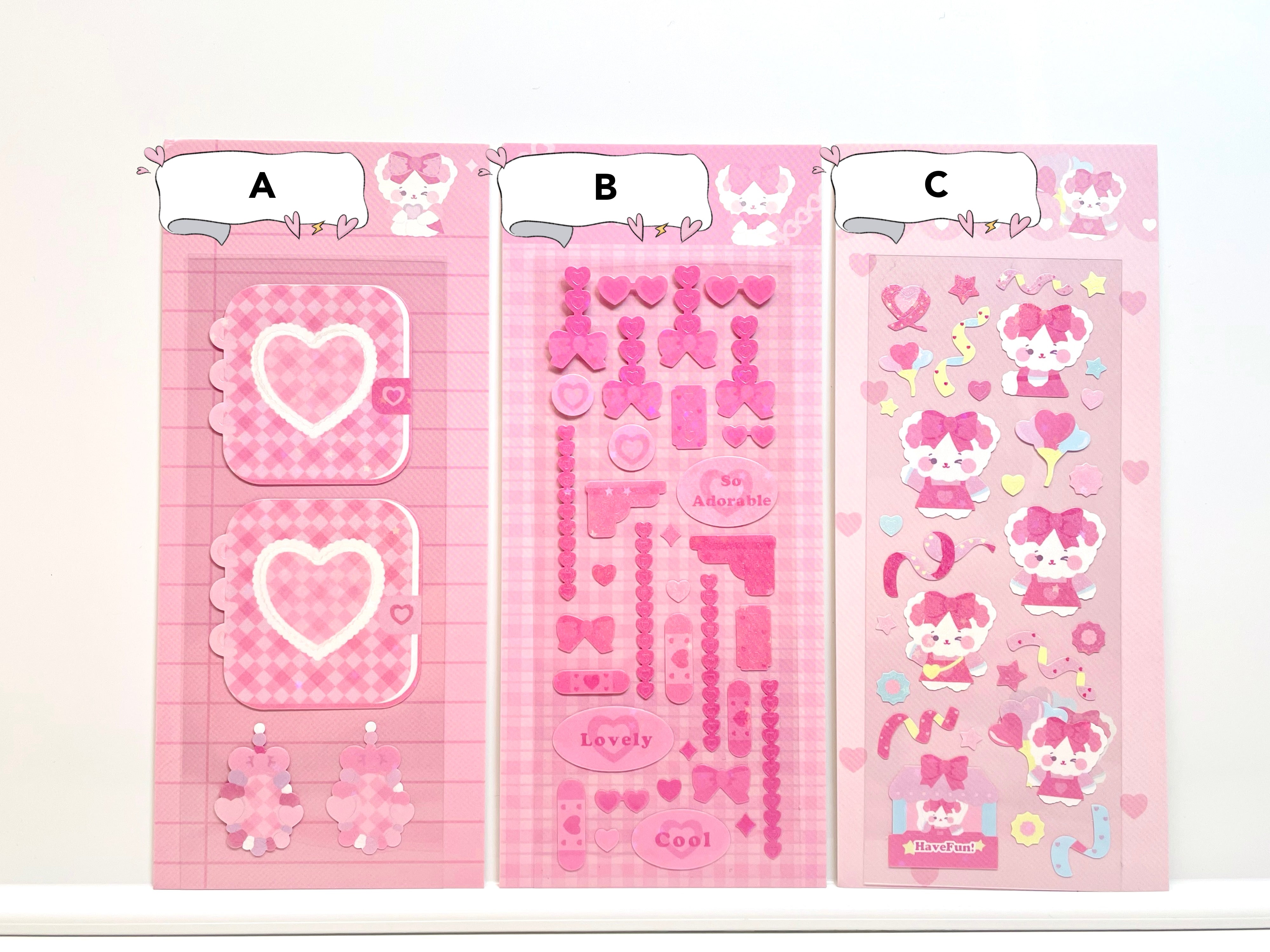 Pink Photo Decor Sticker